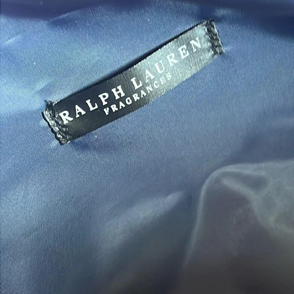 Brand New Polo Ralph Lauren Blue Duffle Bag w/ Embroidered Pony Colorful Logo